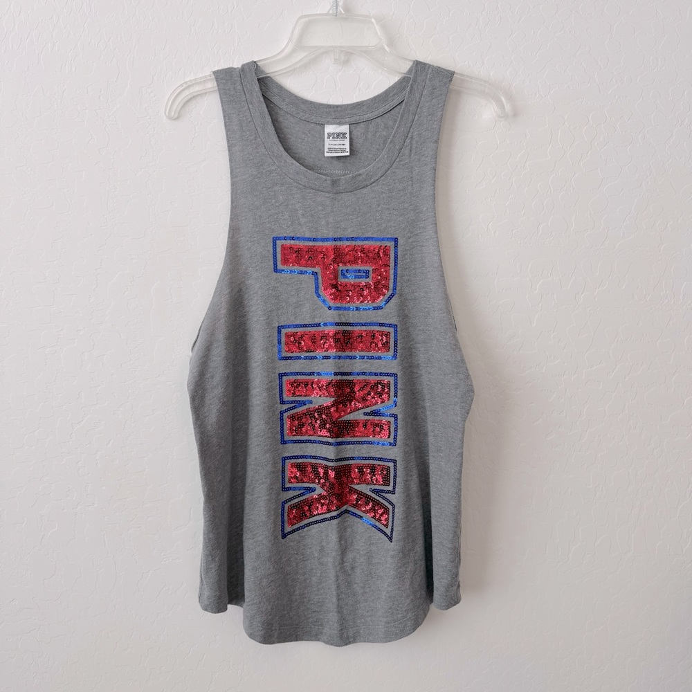 PINK by VICTORIAS SECRET USA Sequin Tank Top